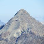 der Piz Languard mit der gut sichtbaren Chamanna Georgy. Auf diesem Gipfel standen wir auch schon