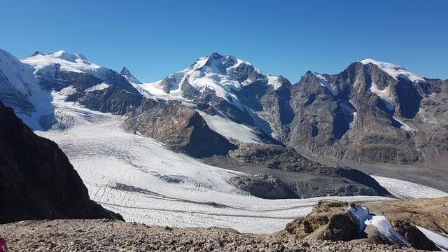 begleitet von diesem wunderschönem Panorama