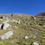 der Wanderweg wird nun steiler