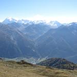 Blick ins unbekannte Val Muraunza, besser bekannt als Umbrailpass. Links der Ortler. Rechts der Piz Umbrail