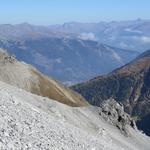 wir blicken hinunter ins Val Müstair nach Santa Maria