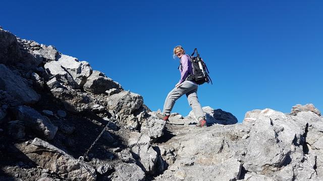 meine Maus ist schon jetzt von der Bergwanderung begeistert