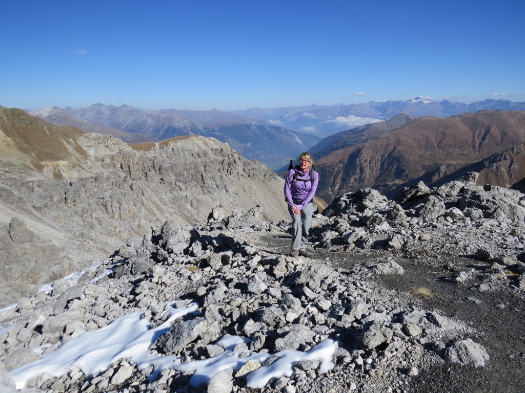 der Bergpfad wird nun breiter