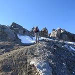 und dann noch ein paar Schritte, und wir stehen auf dem Piz Umbrail