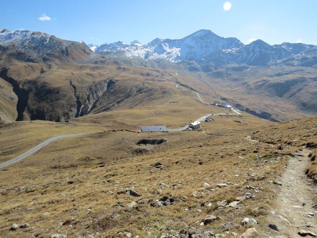 kurz vor dem Umbrailpass. Eine sehr schöne Bergtour geht zu Ende