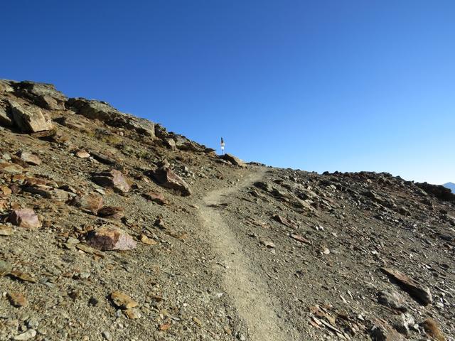 ...zum Sattel/Sella da Piz Cotschen