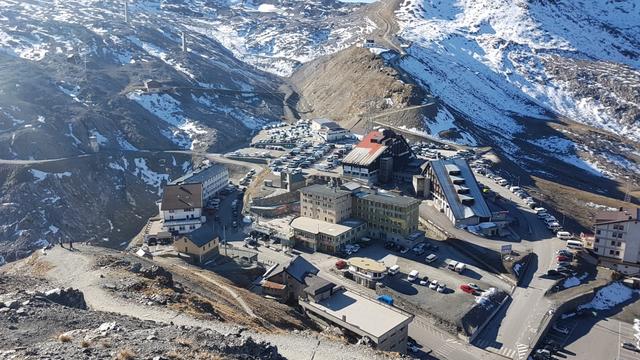 mit Blick auf den Passo dello Stelvio (Stilfserjochpass) endet unsere sehr schöne Wanderung