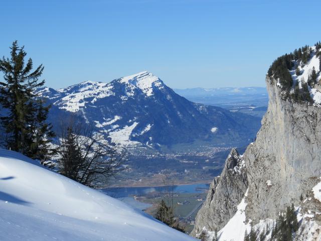 am Horizont erkennen wir die Rigi mit Lauerzersee