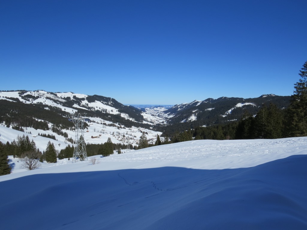 ...die ins Brunnital hinunter führt