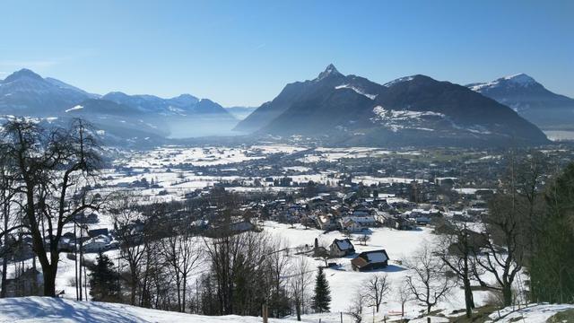 die Aussicht ist wunderschön