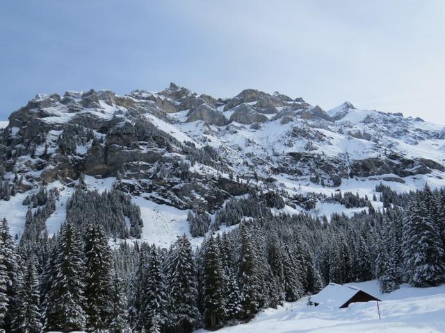 ...bestaunen auf der gegenüberliegenden Talseite der Zahme und Wilde Andrist