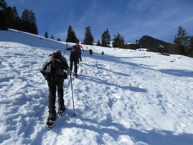 ...zur nächsten Strassenkehre bei Lengi 1150 m.ü.M.