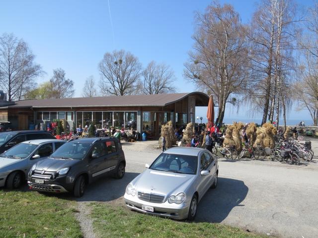 beim Campingplatz im Naturschutzgebiet von Rohrspitz, legen wir eine kleine Pause ein