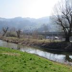 wir erreichen den Alten Rhein mit seiner Mündung