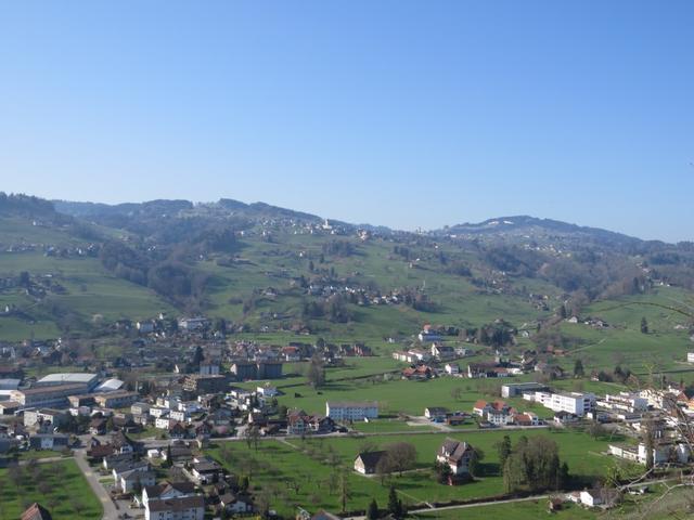 Blick ins Appenzell nach Heiden