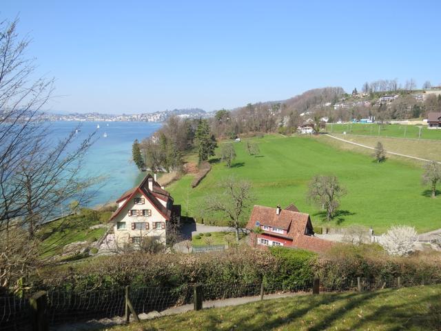 weiter geht es danach Richtung Luzern, das am Horizont schon ersichtlich ist