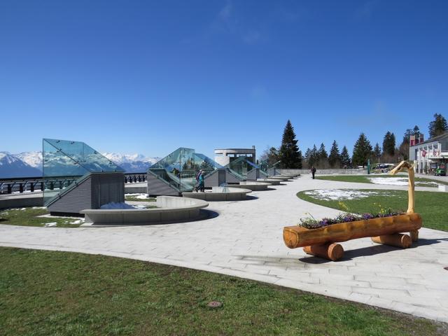 bei der grossen Aussichtsterrasse Rigi Kaltbad 1436 m.ü.M.