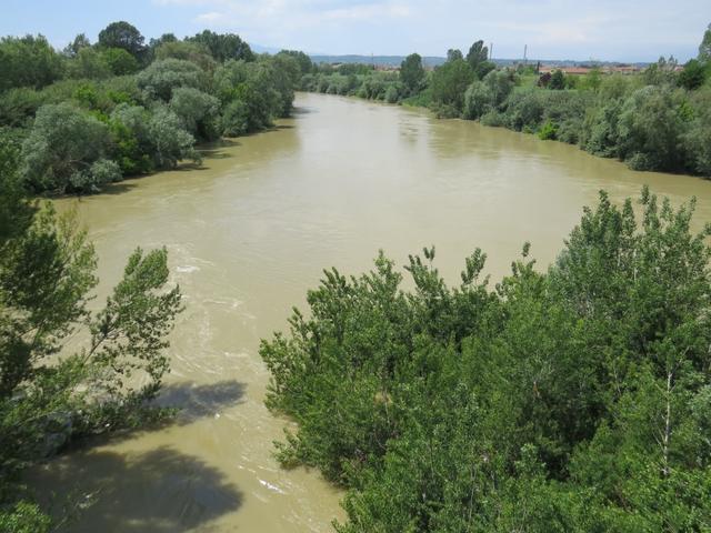 auf der Via San Francesco sind wir an der Quelle des Arno vorbeigelaufen