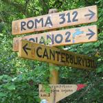 nur noch 312 km bis Roma