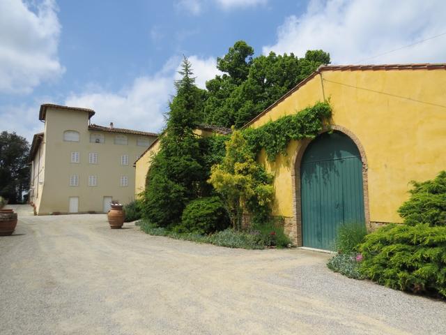 ...erreichen wir das Weingut in Coiano