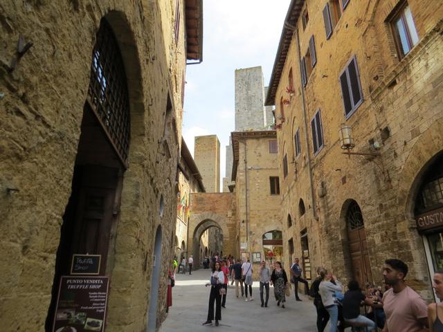 der historische Stadtkern von San Gimignano...