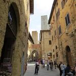 der historische Stadtkern von San Gimignano...