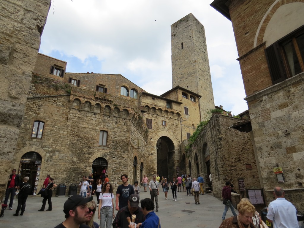 bei der Porta San Giovanni werden wir am nächsten Tag San Gimignano verlassen