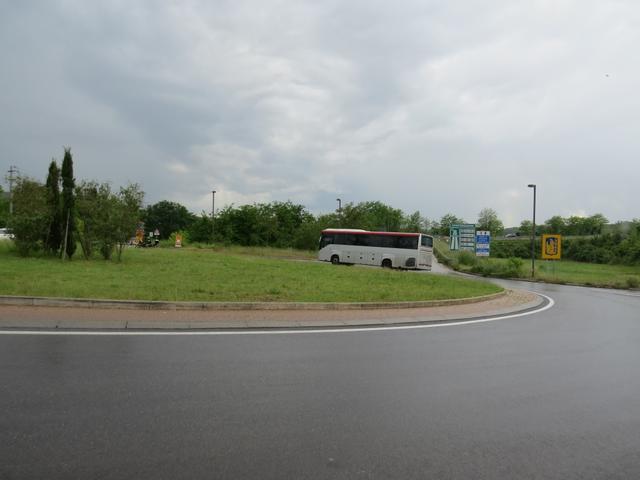 kurze Zeit später erscheint unser Bus der uns nach Siena bringt