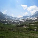 wie eingeplant laufen wir hier nicht weiter Richtung Binntalhütte...