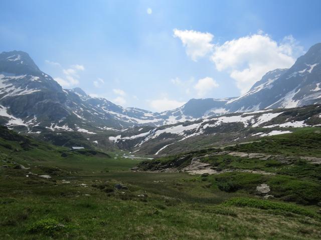 wie eingeplant laufen wir hier nicht weiter Richtung Binntalhütte...