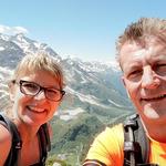 Erinnerungsfoto aufgenommen bei der Mittlenberghütte