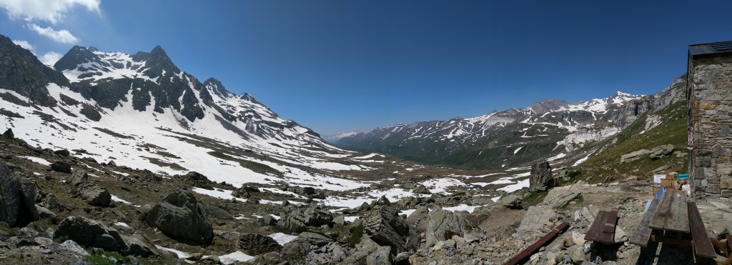 was für eine schöne Aussicht ins Binntal