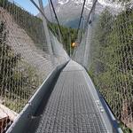 zuerst besuchen wir die Hängebrücke die 2017 neu erbaut wurde