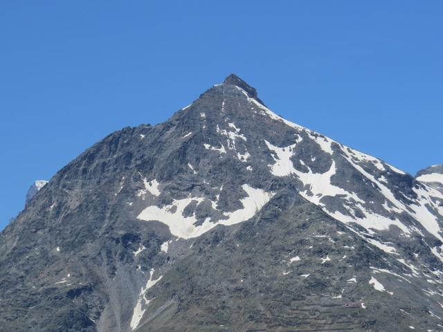 immer wieder blicken wir auf das Mettelhorn, und was schaut links daneben hervor?