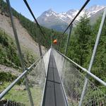 wieder überqueren wir die Hängebrücke