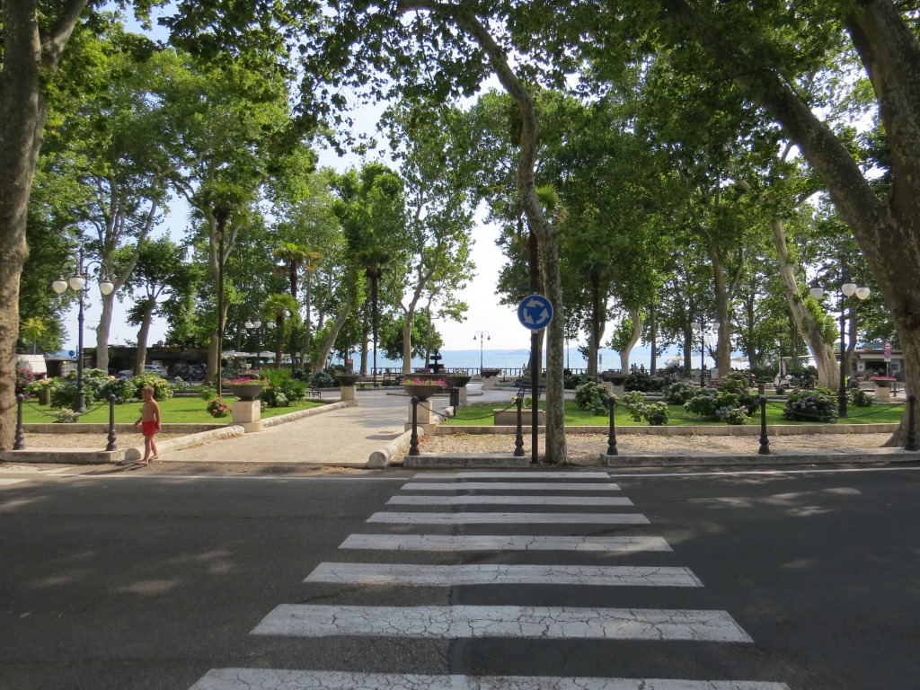 am Ende des Tages erreichen das am Lago die Bolsena wunderschön gelegene Bolsena