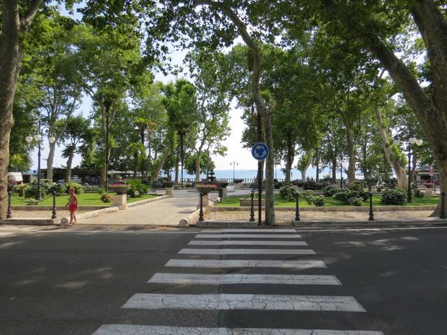 am Ende des Tages erreichen das am Lago die Bolsena wunderschön gelegene Bolsena