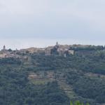 Montalcino herangezoomt