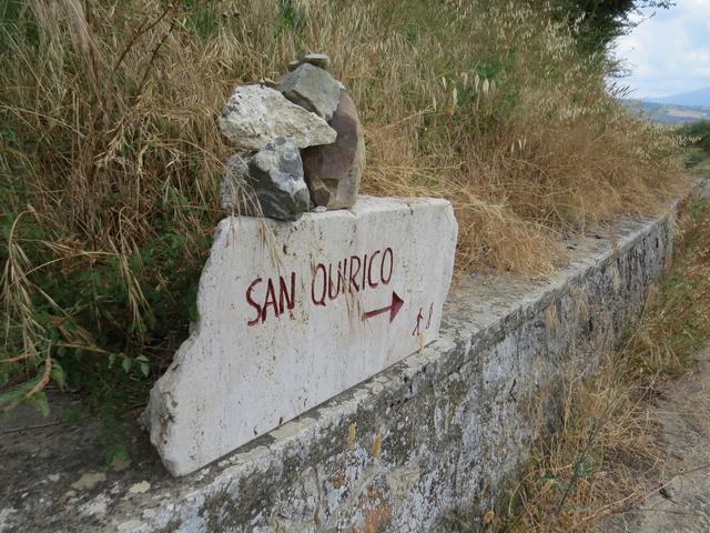 unser Tagesziel ist San Quirico