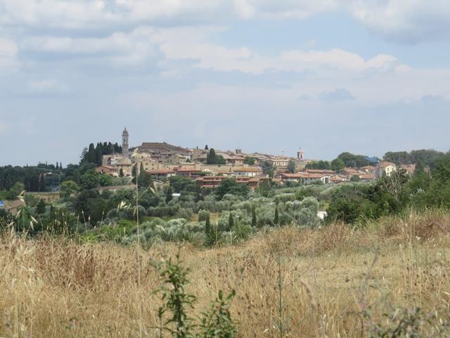 San Quirico d'Orcia rückt näher