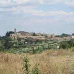 San Quirico d'Orcia rückt näher