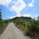 ...erreichen wir den 896 Meter hohen Berg „Rocca di Radicofani“