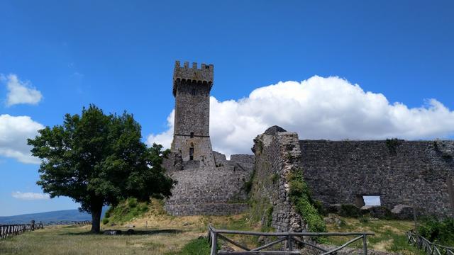 die Burg von Radicofani wurde im Jahr 973 n. Chr. zum ersten Mal erwähnt