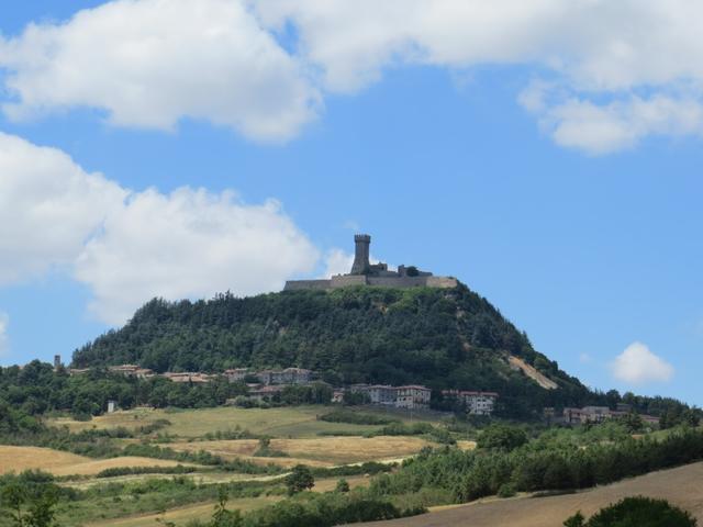 Blick zurück nach Radicofani