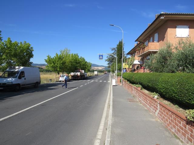 bei der Bar Girasole in Ponte a Rigo startet unsere heutige Etappe