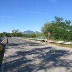 die alte kürzere Route der Via Francigena führt alles der stark befahrenen Via Cassia entlang nach Acquapendente