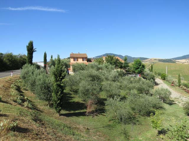 wir haben die Grenze der Toscana erreicht. Ab jetzt laufen wir durch das Lazio