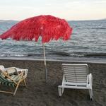 ...gehts am Strand vom Lago di Bolsena