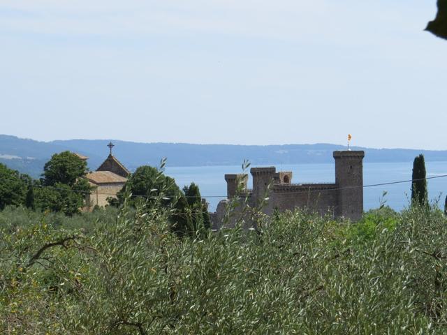 auch die Burg von Bolsena ist nun ersichtlich