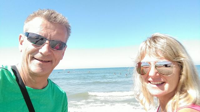 Erinnerungsfoto Strand von Lido di Camaiore